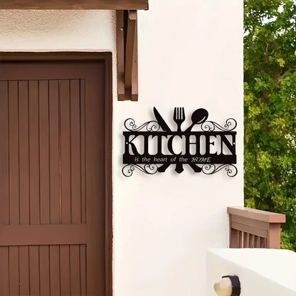 Art Deco Metal Kitchen Wall Art