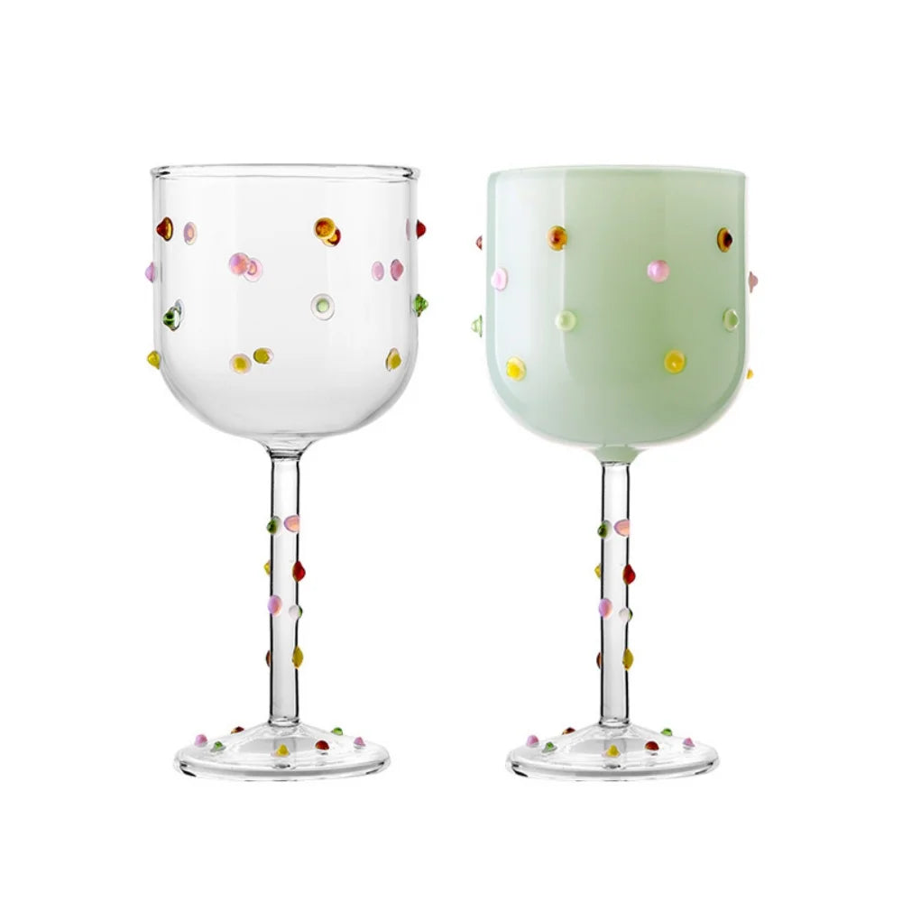 Colorful Candy Glass Wine Glasses