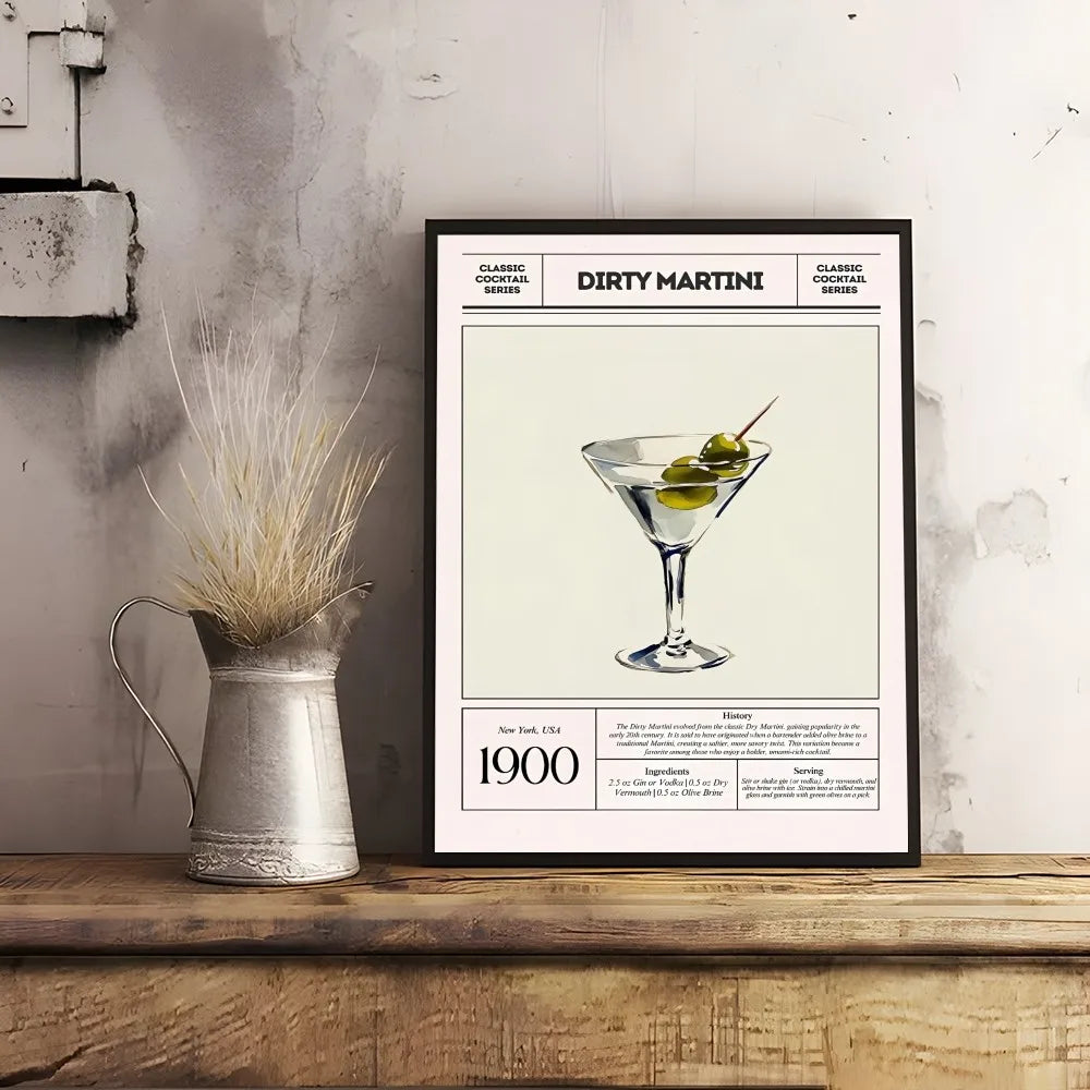 Cool Cocktail Wine Art