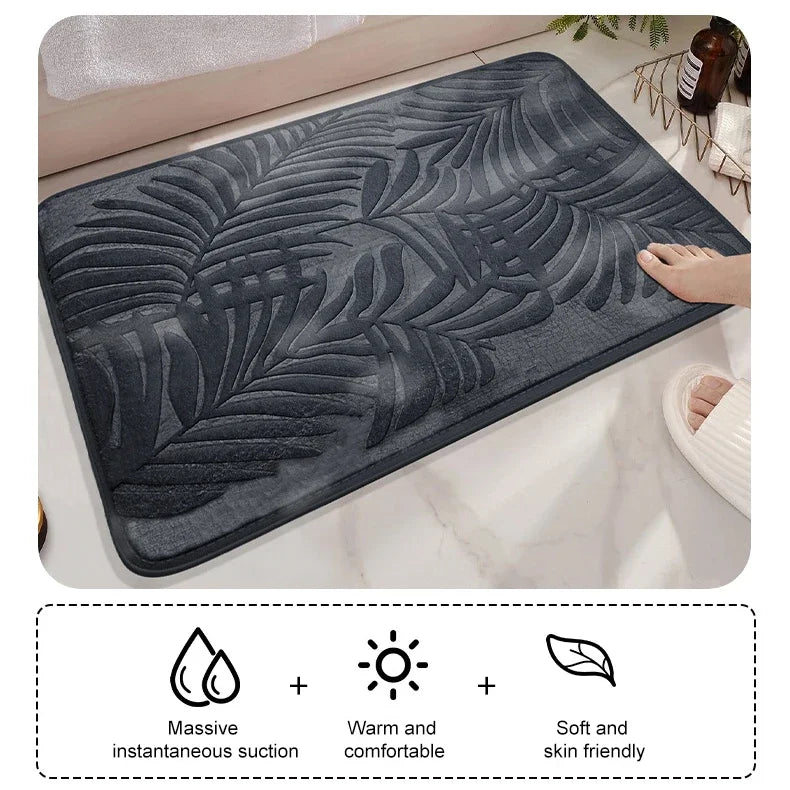 Absorbent Non-slip Bathroom Rug