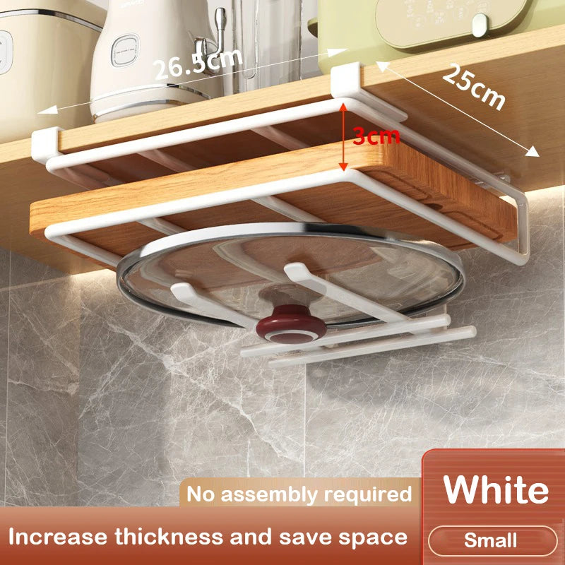 Kitchen Under Cabinet Basket Storage Shelf