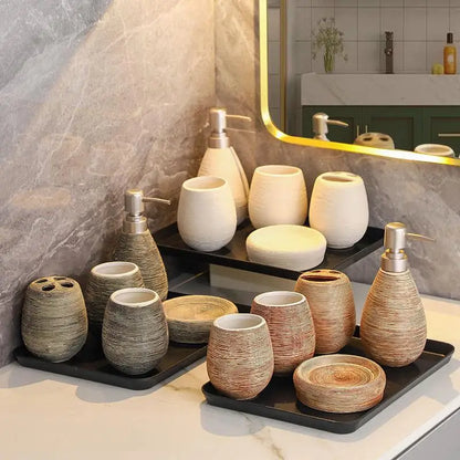 Bathroom Soap Dispenser Set