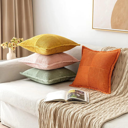 Boho Striped Pillow Covers