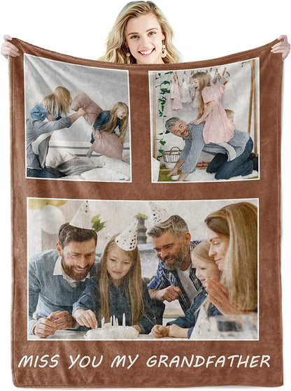 Custom Flannel Throw Blanket