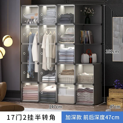 Space Saving Modular Closet Small Shelves