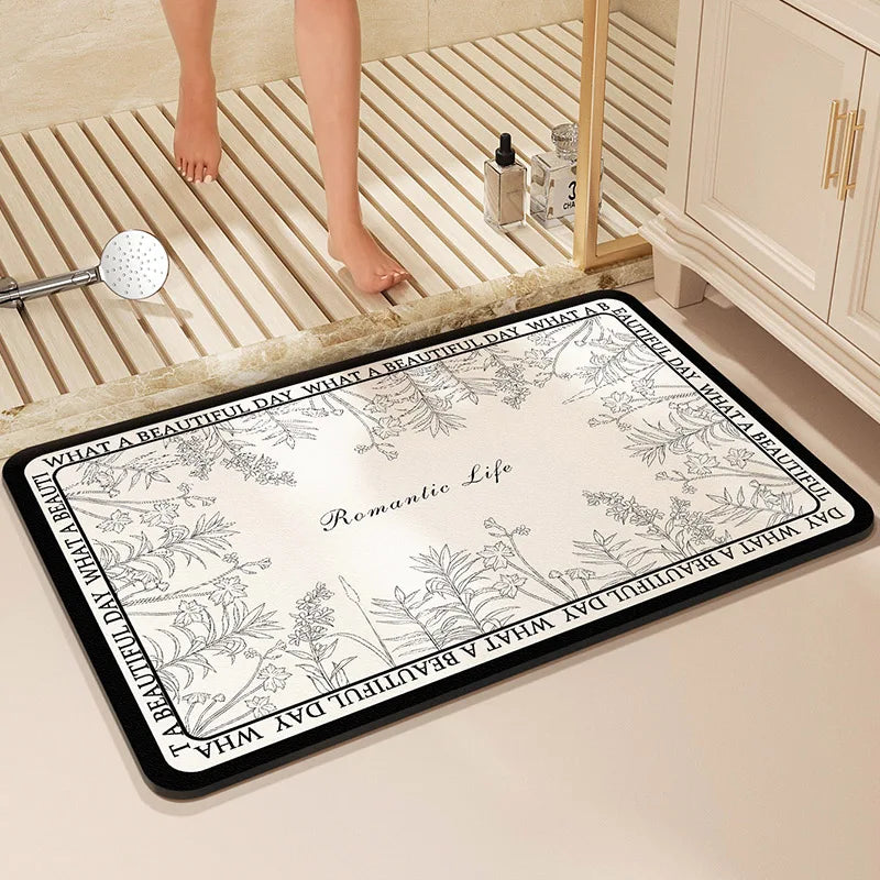 Designed Bathroom  Bath Mat