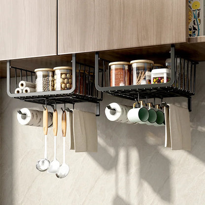 Kitchen Under Cabinet Basket Storage