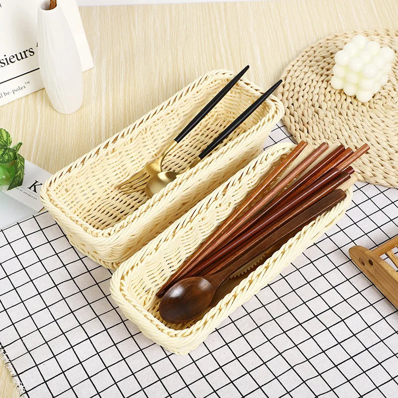 Kitchen Cutlery Storage Basket