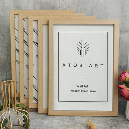 5Pcs Wooden Photo Frames