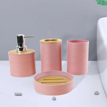 4 Pieces Bathroom Accessories-Soap Dispenser