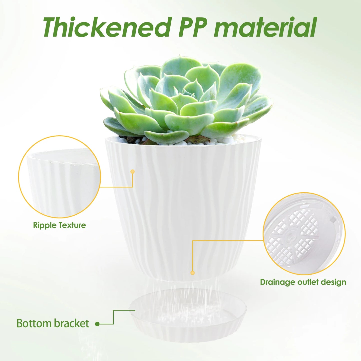 5Pcs Set Flower Pot