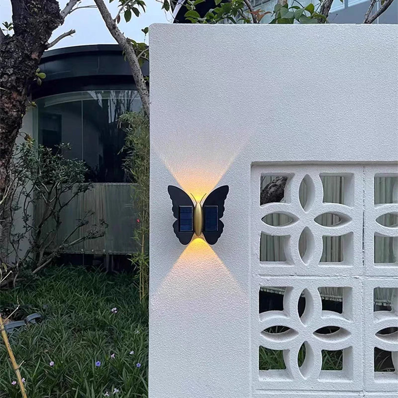 Outdoor Butterfly Led Wall Light