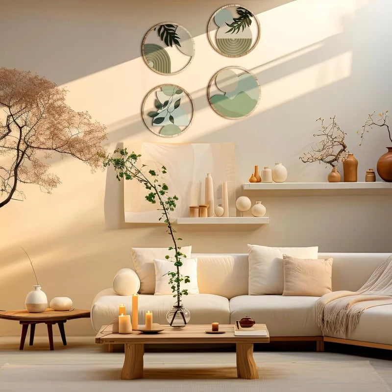 4 Bohemian Wall Decor & Art Set
