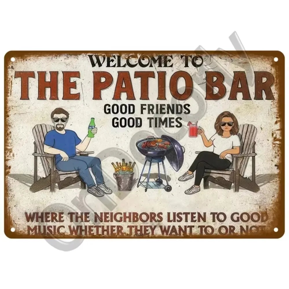 Retro Alcohol Brand Signs
