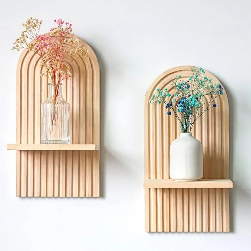 Boho Wooden Shelves