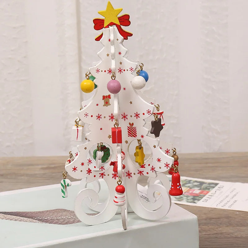 Creative Wooden Christmas Tree Ornament