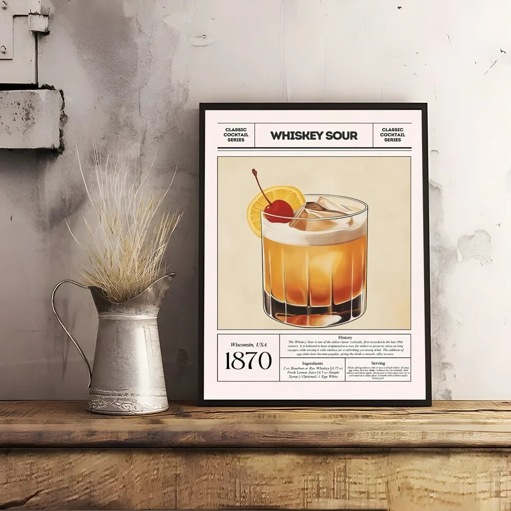 Cool Cocktail Wine Art