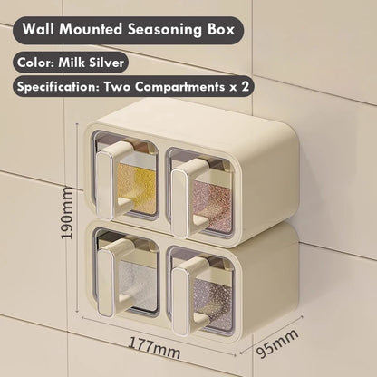 Kitchen Seasoning Storage Rack Combination Set