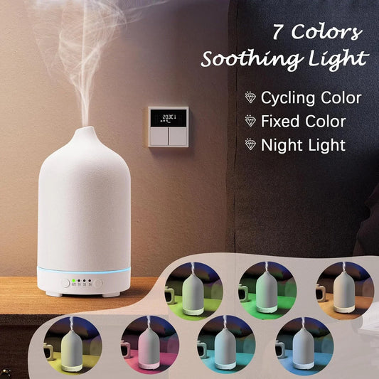 Ceramic Diffuser 100ml Essential Oil Decor
