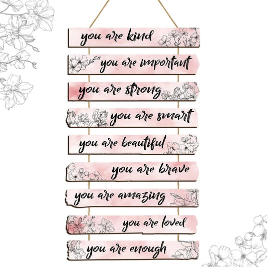 Inspirational Floral Wall Decor