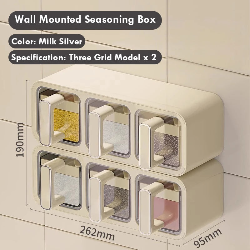 Kitchen Seasoning Storage Rack Combination Set