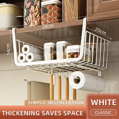 Kitchen Under Cabinet Basket Storage