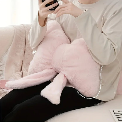 1pc Simple Pink Bow Shaped Pillows