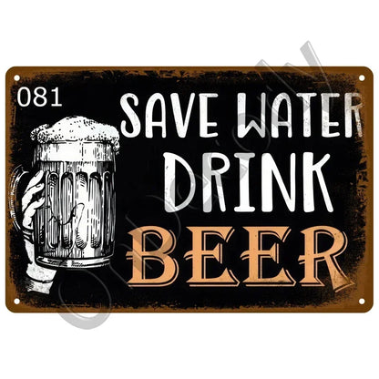 Retro Alcohol Brand Signs
