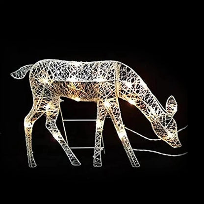 Lighted Deer Christmas Decorations