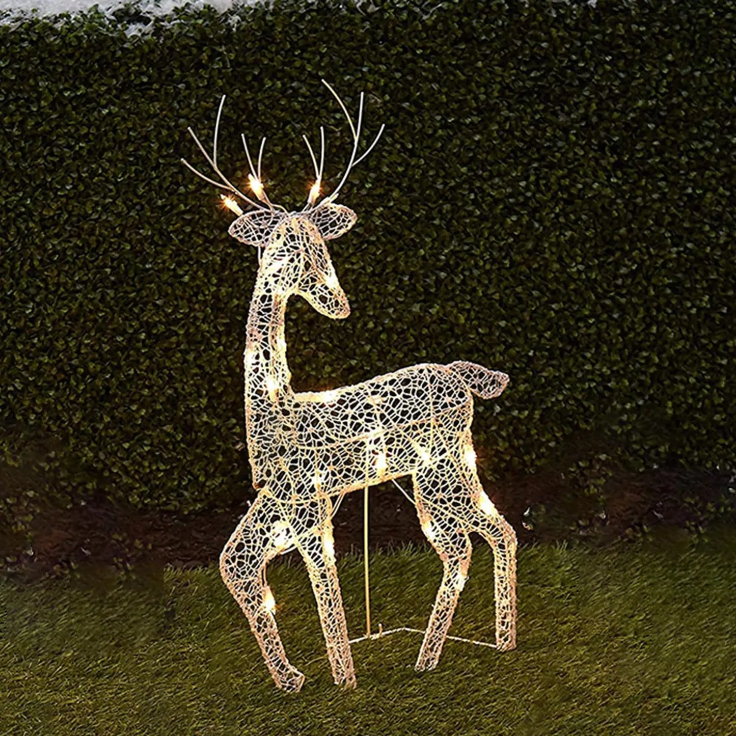 Lighted Deer Christmas Decorations