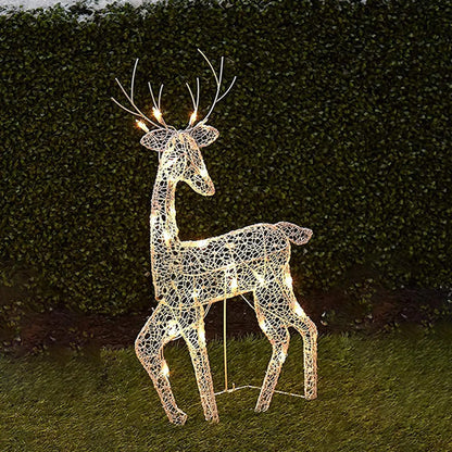 Lighted Deer Christmas Decorations