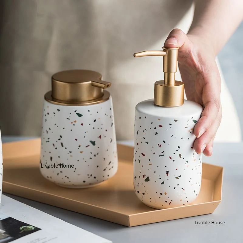 Ceramics Soap Dispensers Set