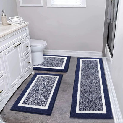Washable Microfiber Bathroom Rugs