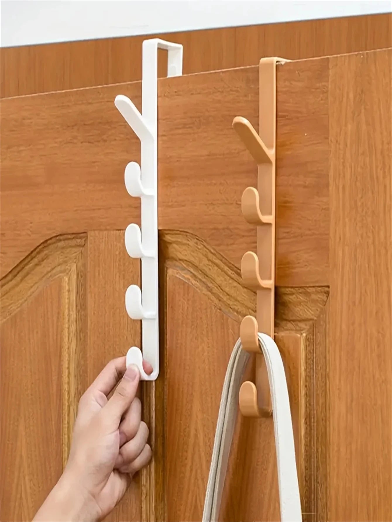Over-The-Door Hanging Storage Racks with 4 Hooks