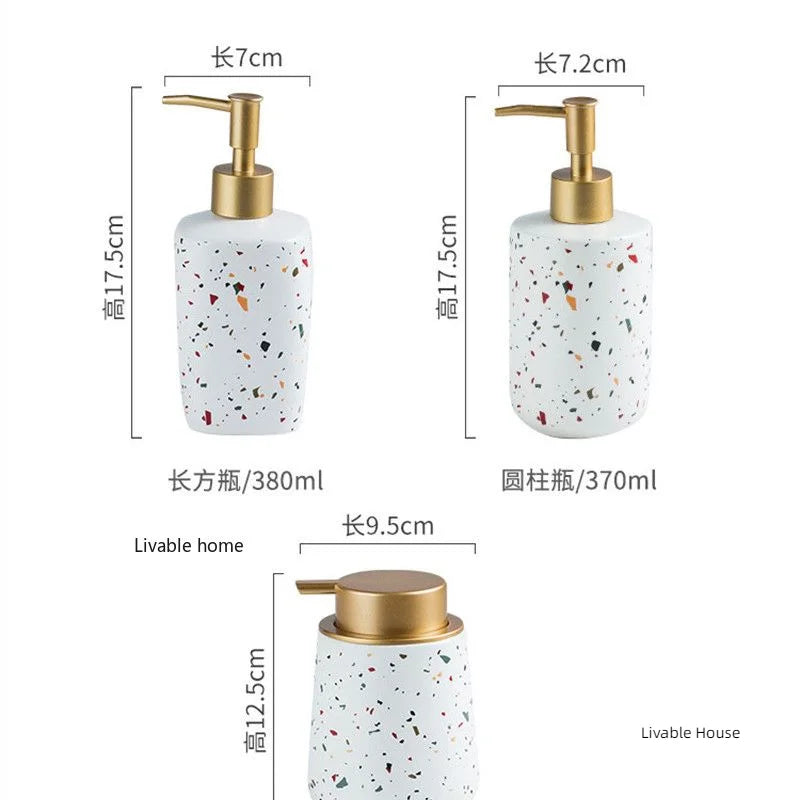 Ceramics Soap Dispensers Set