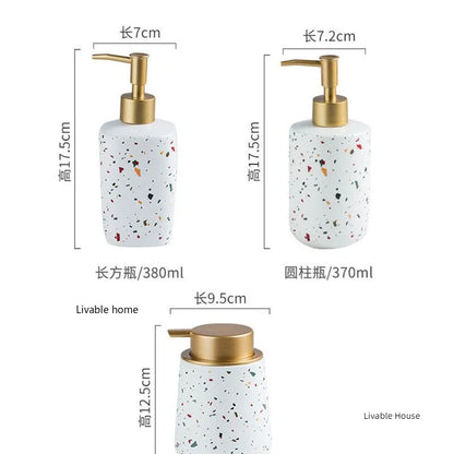 Ceramics Soap Dispensers Set