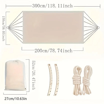 Bohemian Double Hammock for Outdoor Use