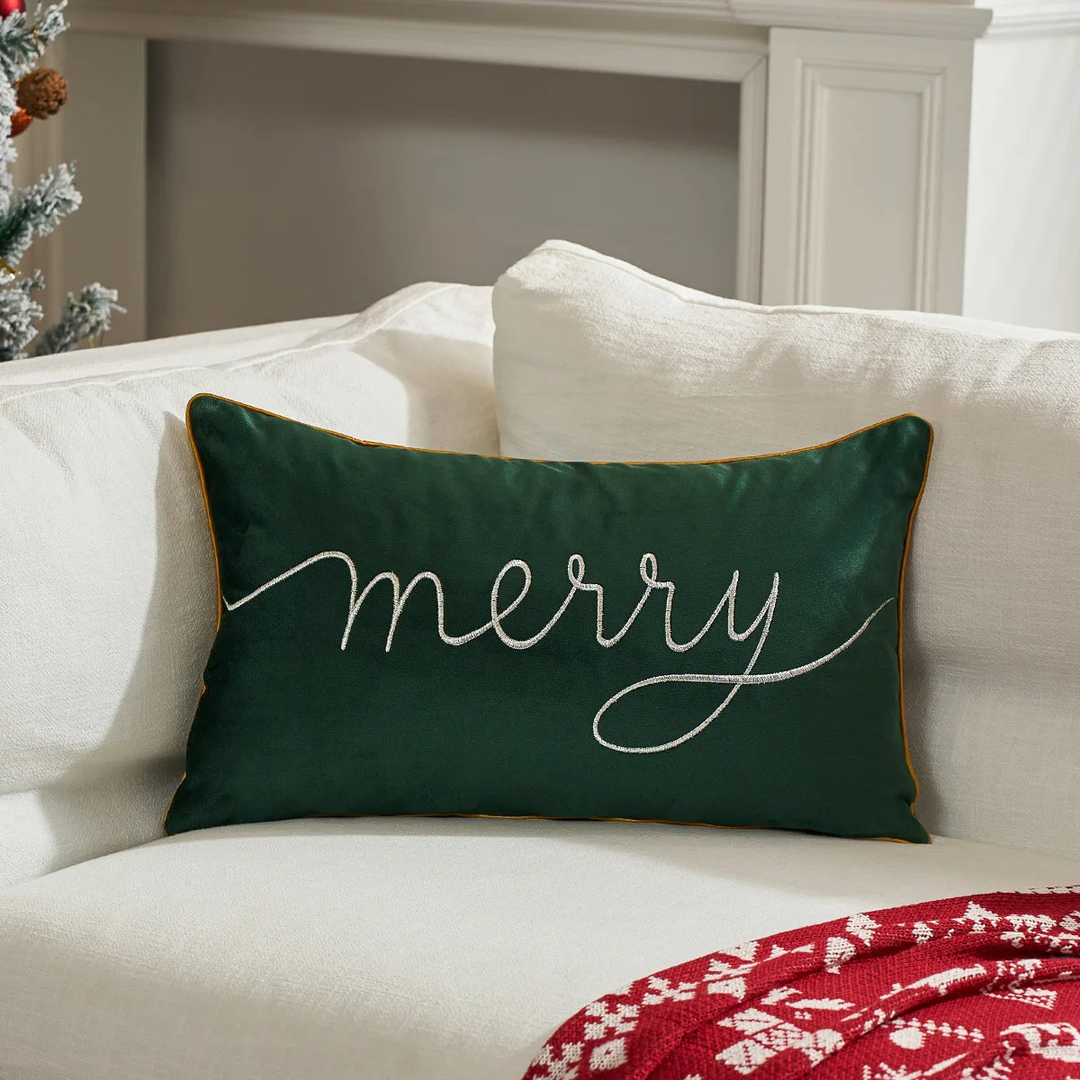 1PCS 30x50CM Christmas Pillow (Cover only)