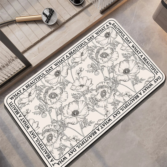 Designed Bathroom  Bath Mat