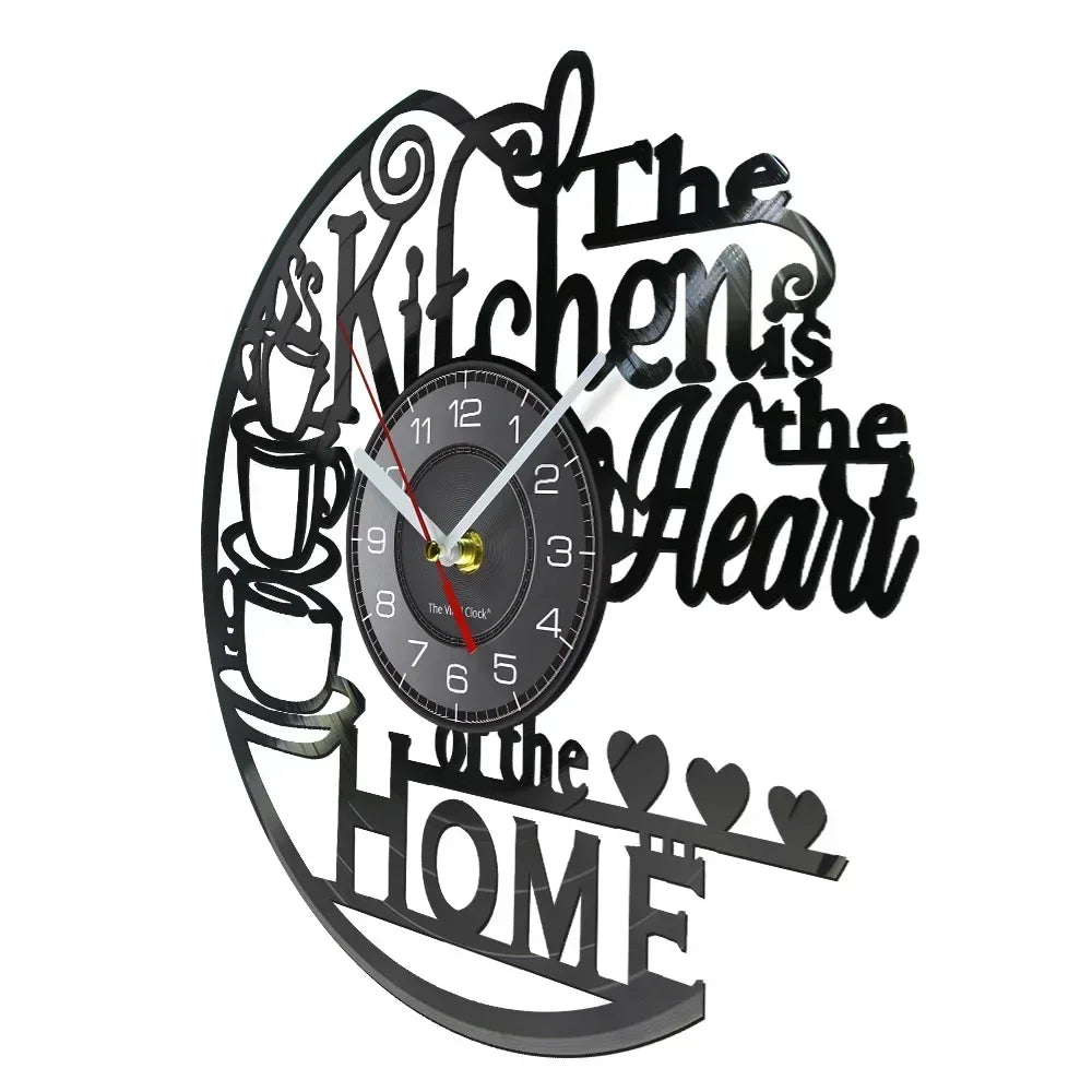 The Kitchen The Heart of The Home Clock