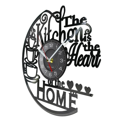 The Kitchen The Heart of The Home Clock