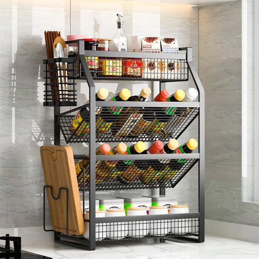 Kitchen  Multi-Tier Drawer Storage Rack