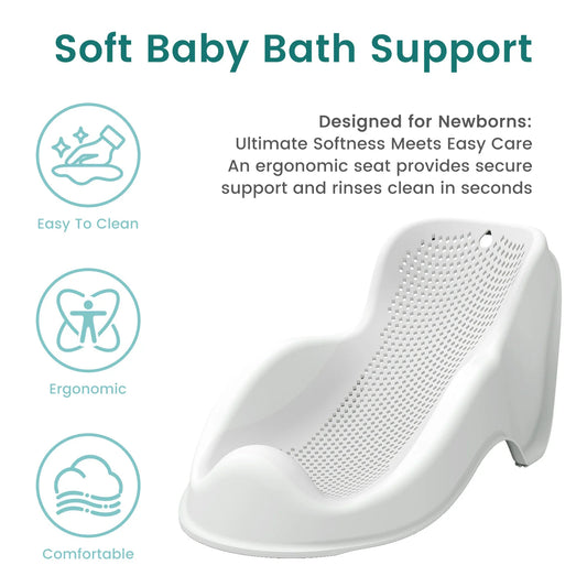 Soft Baby Bath Support for Newborns in Tiny Dream Collection