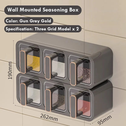 Kitchen Seasoning Storage Rack Combination Set