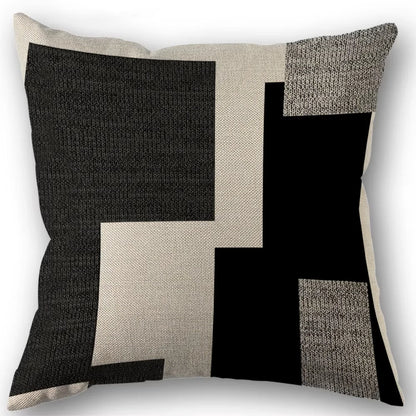 Modern Boho Abstract Geometric Pillow Cover