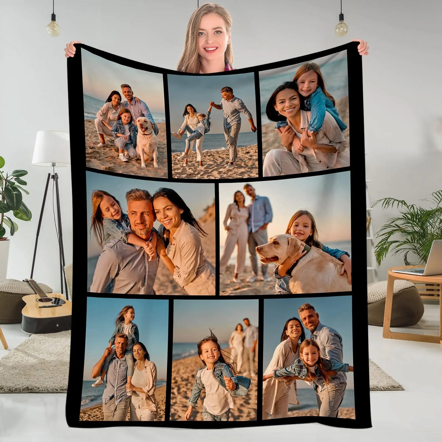 Custom Flannel Throw Blanket