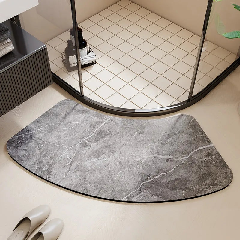 Arched Bathroom Floor Mat