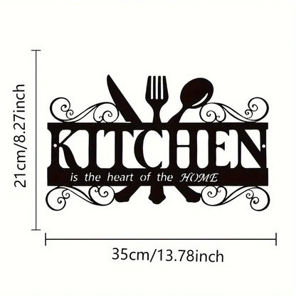 Art Deco Metal Kitchen Wall Art