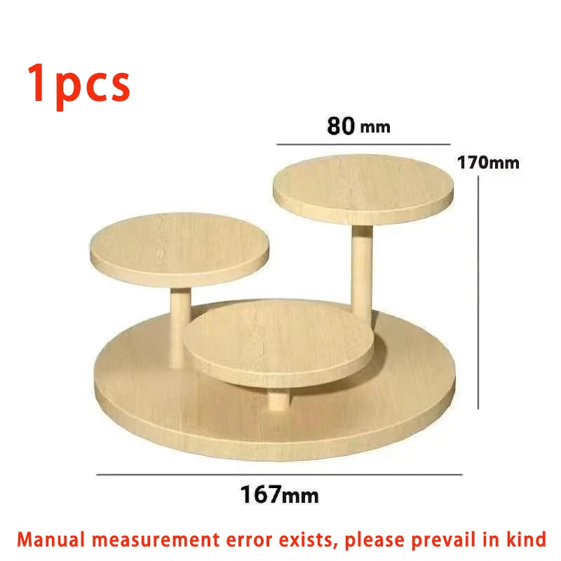 Small Wooden Standing Shelf Great for Jewerly or Small Collections