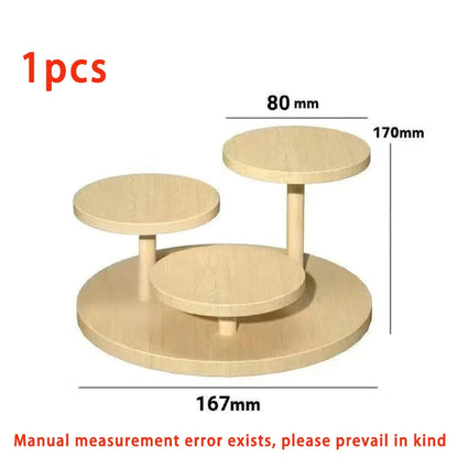 Small Wooden Standing Shelf Great for Jewerly or Small Collections